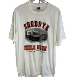 Y2K Denver Goodbye Mile High Stadium T shirt